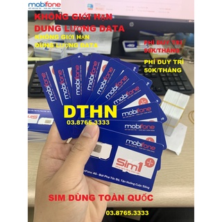 Sim 4g mobifone max không giới hạn dung lượng data toàn quốc