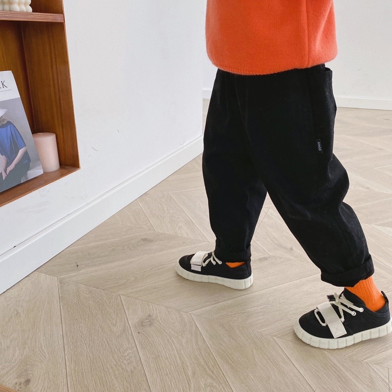 Quần Kaki Lót Bông Mềm Mịn Cho Bé