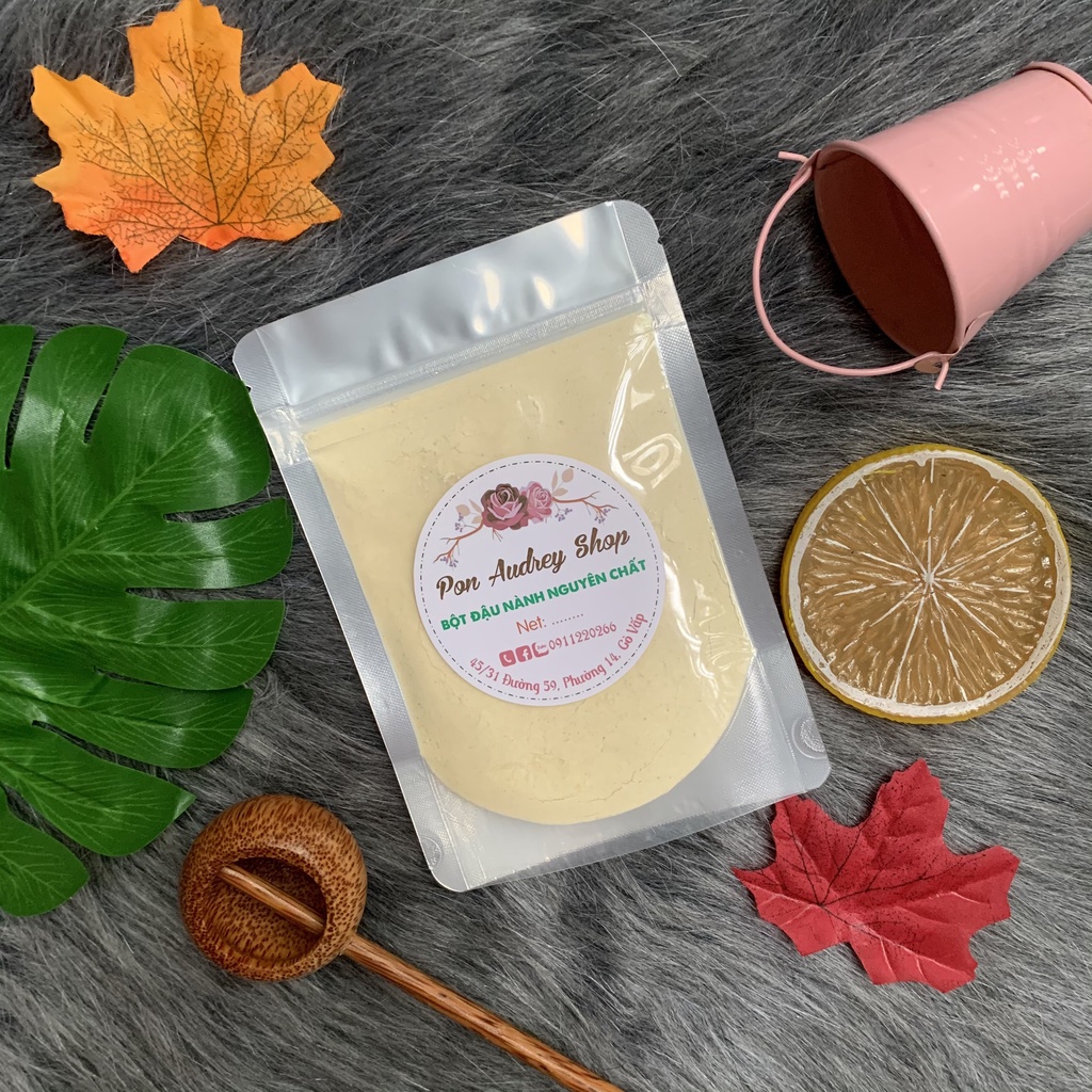 Bột Đậu Nành Nguyên Chất Dưỡng Da, Làm Đẹp Túi 1Kg - Bột Đắp Mặt, Tắm Trắng, Ăn Uống
