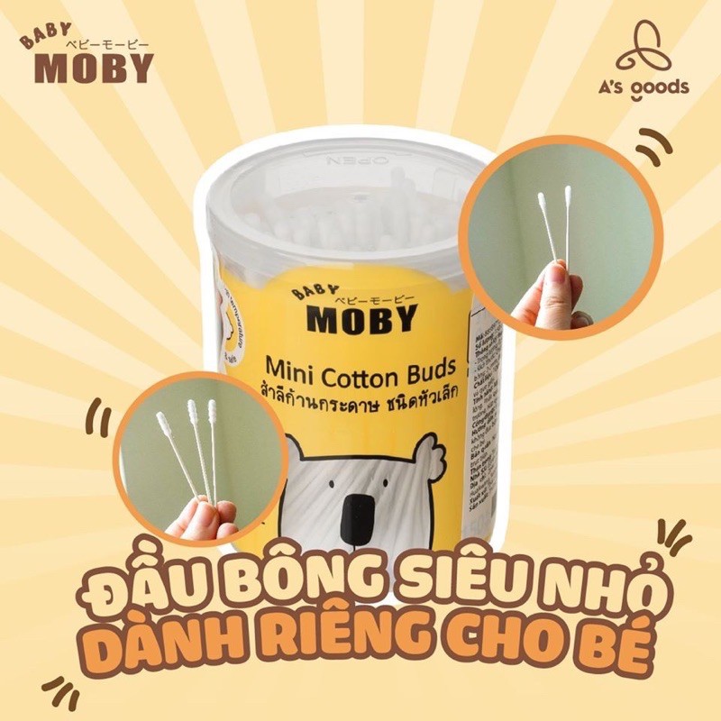 TĂM BÔNG MOBY CHÍNH HÃNG