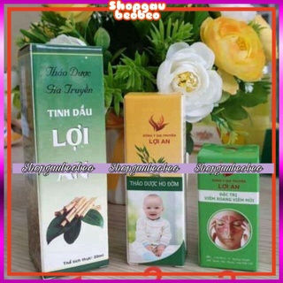 Combo 3 lọ tinh dầu lợi an ho sổ mũi long đờm côn trùng cắn