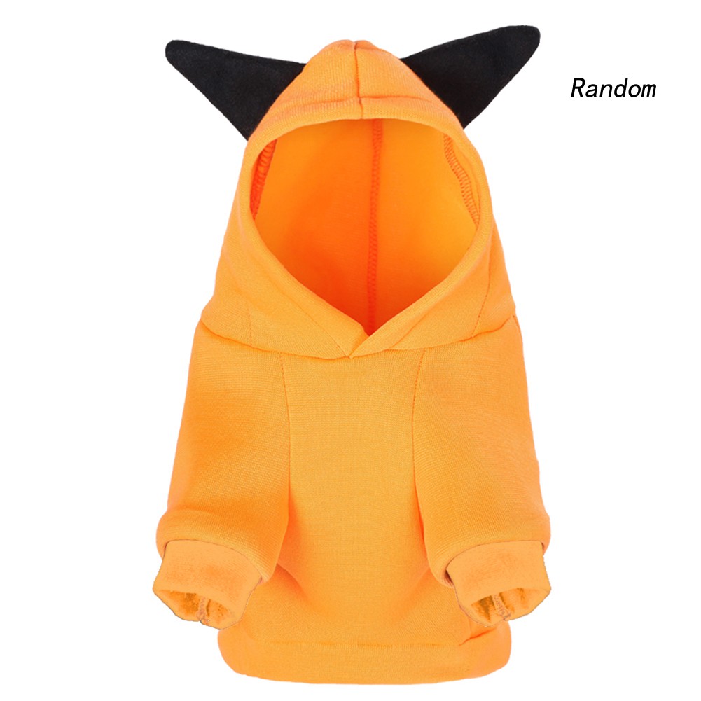 Áo Hoodie Họa Tiết Bí Ngô Halloween Cho Thú Cưng