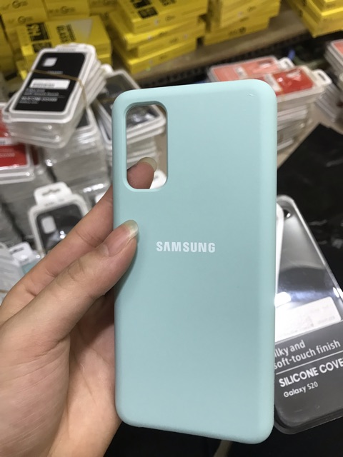 Ốp lưng Silicon Cover Galaxy S20 chống bám bẩn, chống bán vân tay