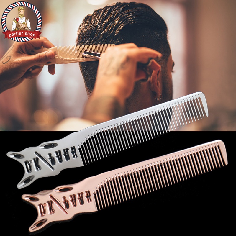 Lược Chải Tạo Kiểu Tóc Làm Đẹp Bằng Nhôm Màu Sắc Ngẫu Nhiên