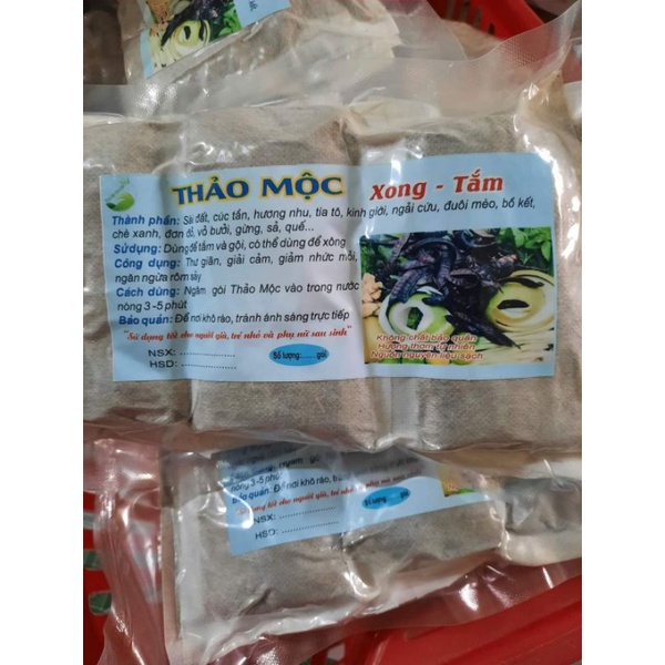 Thảo mộc xông tắm - Gói có 15 túi lọc