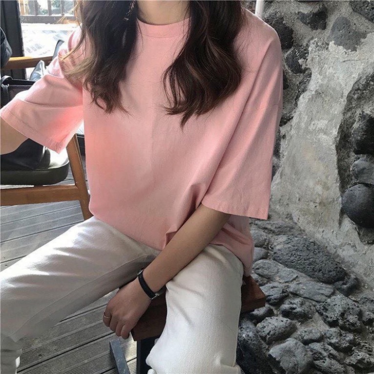 Áo Thun Trơn Tay Lỡ Cotton TTL01 cao cấp - Áo phông trơn nam nữ tay lỡ form rộng oversize < 65kg | WebRaoVat - webraovat.net.vn