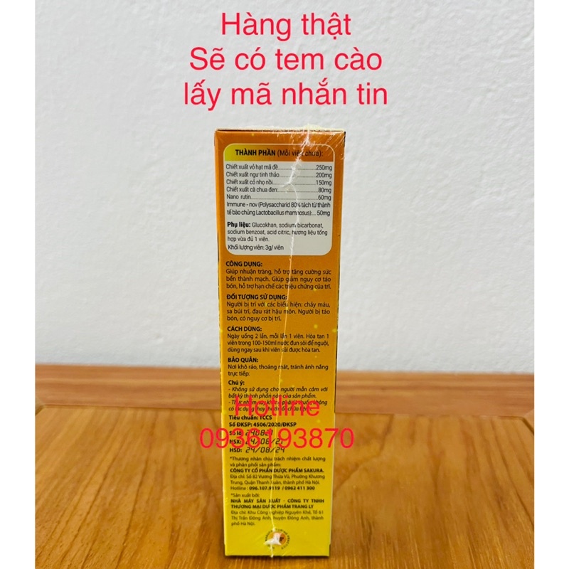 COBO BỘ LIỆU TRÌNH VIÊN SỦI HEMOSTOP  [CHÍNH HÃNG] ❤️ SỦI TRĨ HEMOSTOP GIÚP TIÊU TRĨ