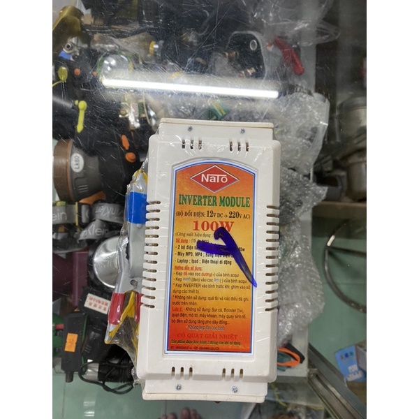 INVERTER ĐỔI ĐIỆN 12V,24V ra 220V 100W