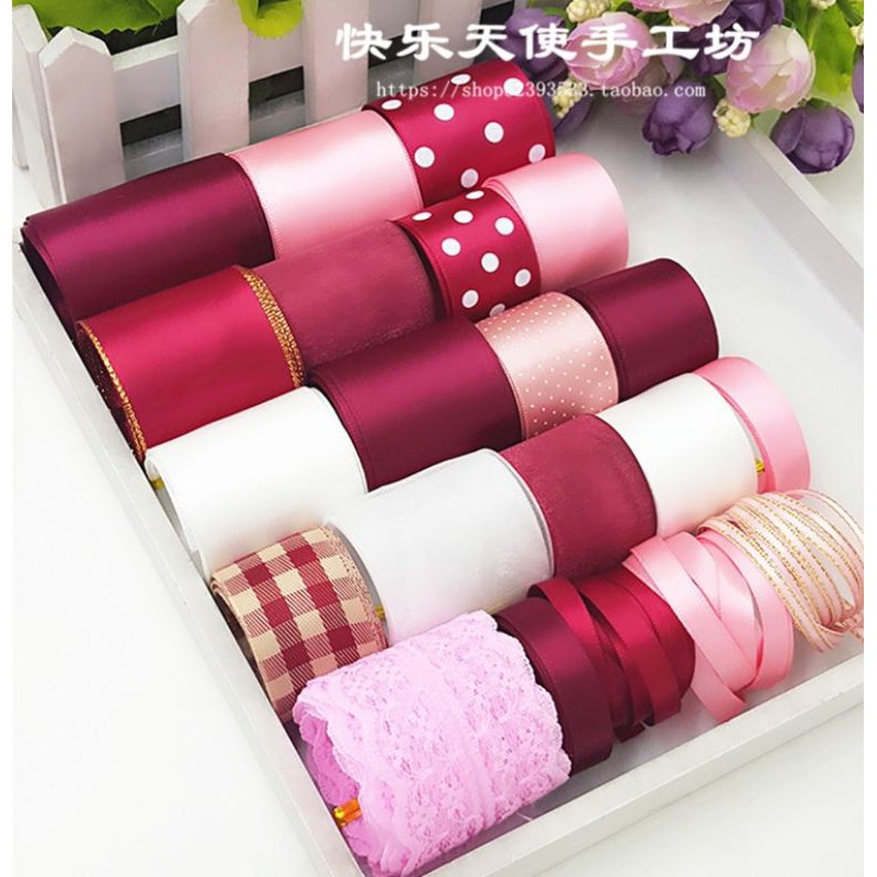 Set ruy băng làm kẹp tóc cao cấp