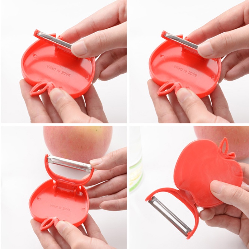 Dao gọt vỏ táo gấp gọn tiện lợi