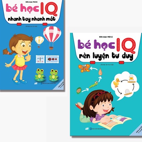 Sách - Combo 2 Cuốn Bé Học IQ Nhanh Tay Nhanh Mắt Và Rèn Luyện Tư Duy