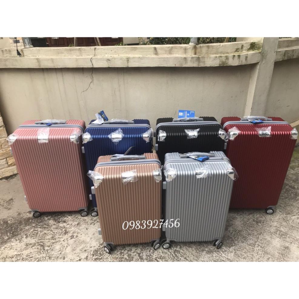 Vali nhựa sọc, sần 841 size  20 đủ màu, đủ size, Hàng chính hãng Hùng Phát,hàng luôn sẵn kho