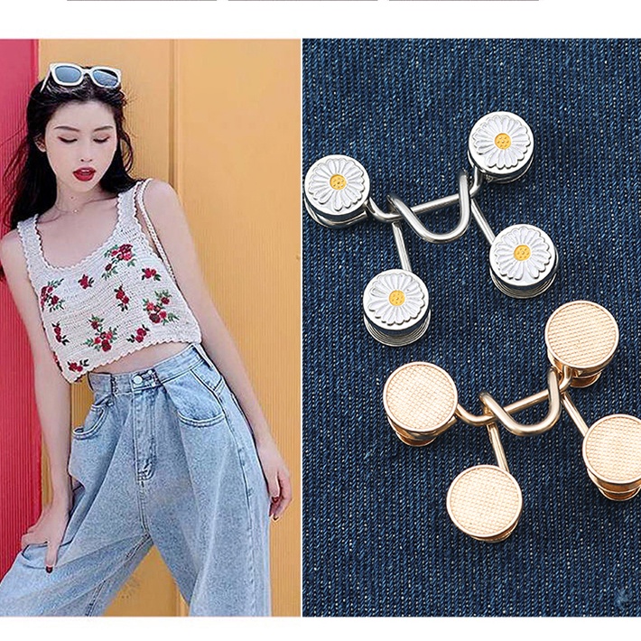 Kẹp Cài Khóa Cố Định Quần Jean Cỡ Nhỏ Tiện Dụng