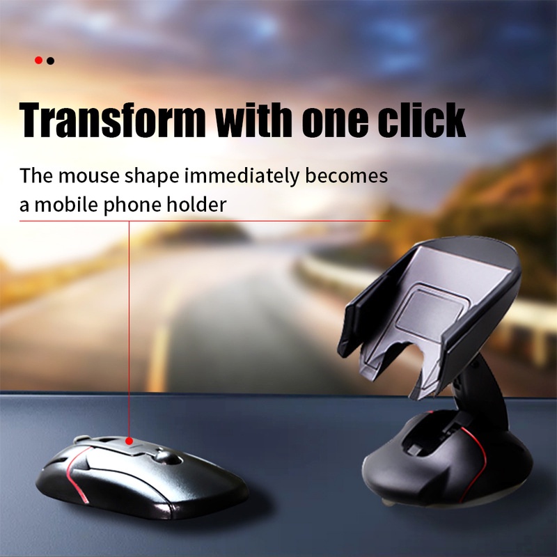 Giá Đỡ Điện Thoại Di Động Xoay 360 Độ Có Cốc Hút Sáng Tạo Đa Năng Cho Xe Hơi