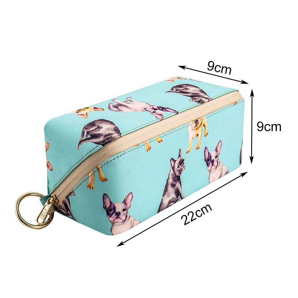 Túi Đựng Mỹ Phẩm In Họa Tiết Dễ Thương Tiện Dụng Mang Theo Du Lịch