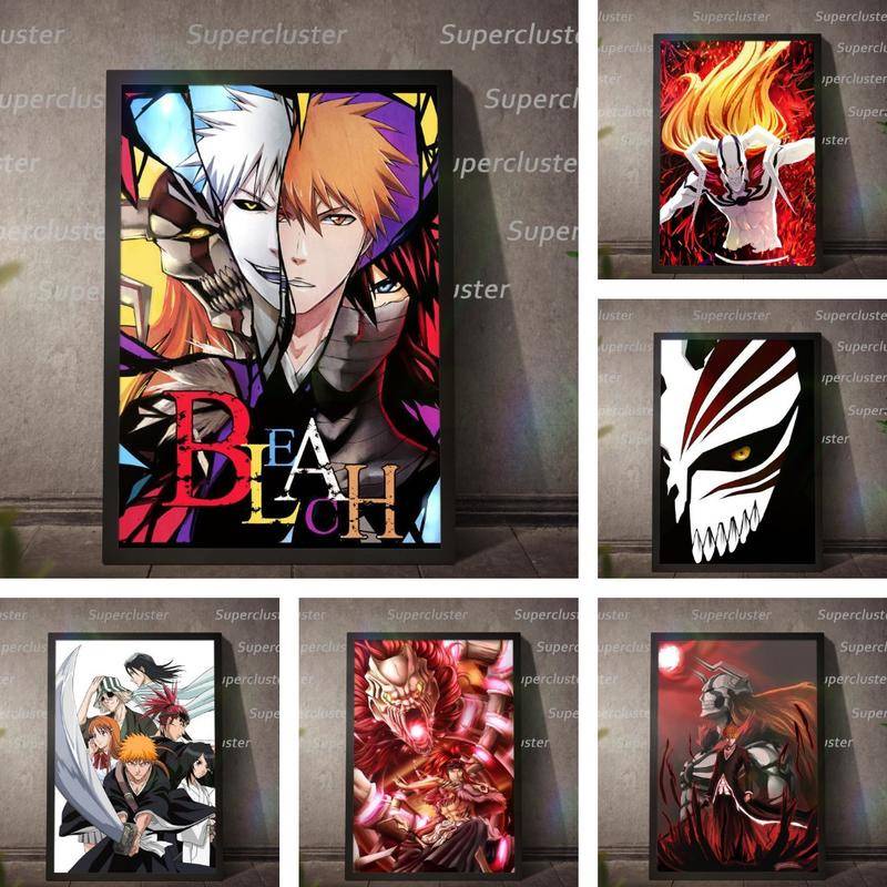 BLEACH Canvas In Anime Bleach Kurosaki Ichigo Tranh Poster In Hình Ảnh Trang Trí Nhà Cửa