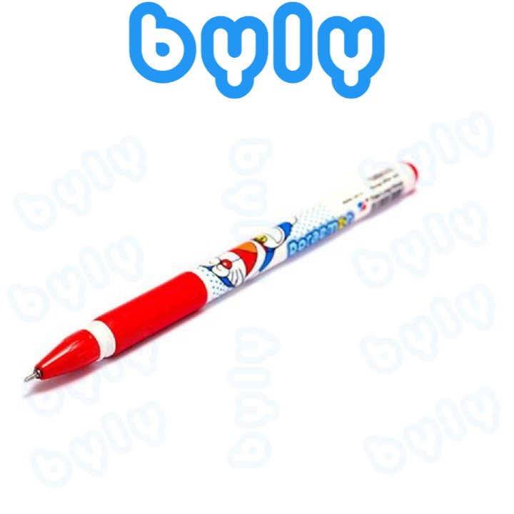 Bút gel nước Doraemon 𝑻𝒉𝒊𝒆̂𝒏 𝑳𝒐𝒏𝒈 GEL-012/DO ngòi 0.5mm - ByLy Store