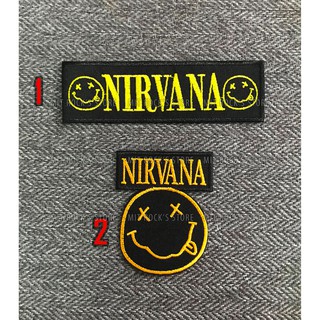 Patch Nirvana - Hình ủi lên Quần, áo, ba lô, túi, nón…Hàng Thái Lan, đường chỉ may dày, xịn và đẹp.