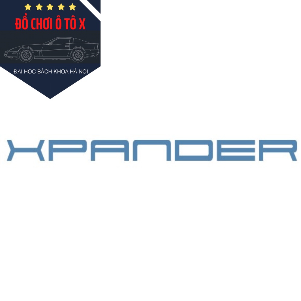 Chữ xpander phong cách porsche keo dán 3M siêu chắc CHẤT LƯỢNG CAO