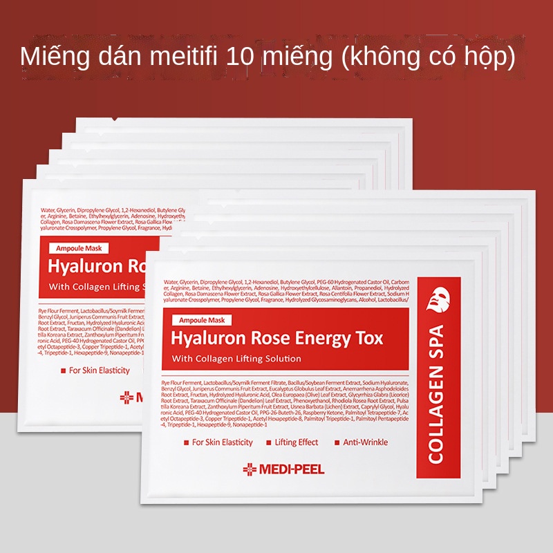 MEDI-PEEL Tinh chất hoa hồng Lactic Acid Bacteria Hydrating Mặt nạ dành cho nữ Dưỡng ẩm Vigor Brightening Hàn Quốc 50 mi | BigBuy360 - bigbuy360.vn