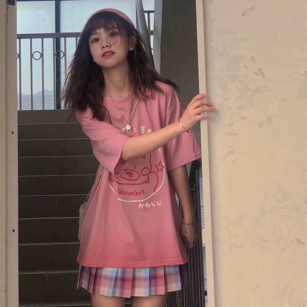 NRVP Áo thun ngắn tay cổ tròn thời trang 2021 dành cho nữ