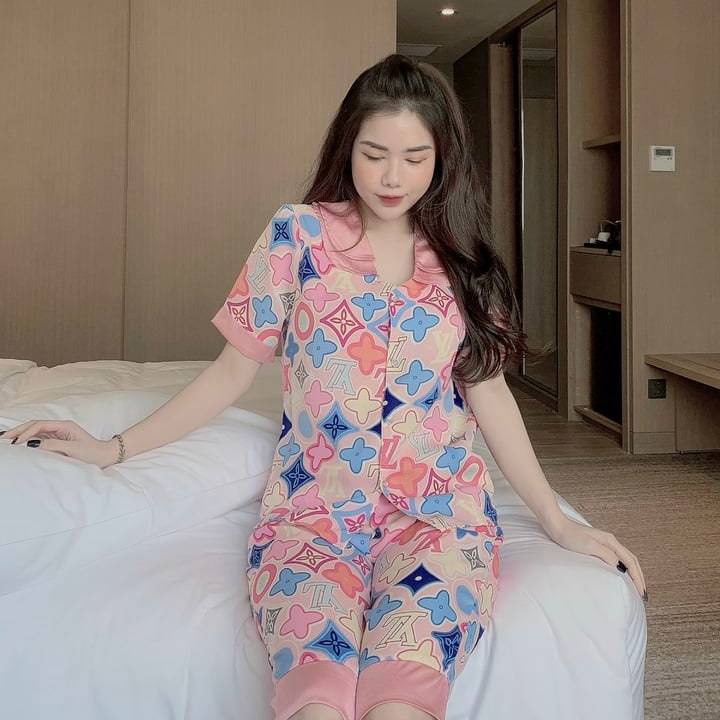 [Ảnh thật] Bộ lửng Pijama chất liệu Mango cao cấp | BigBuy360 - bigbuy360.vn