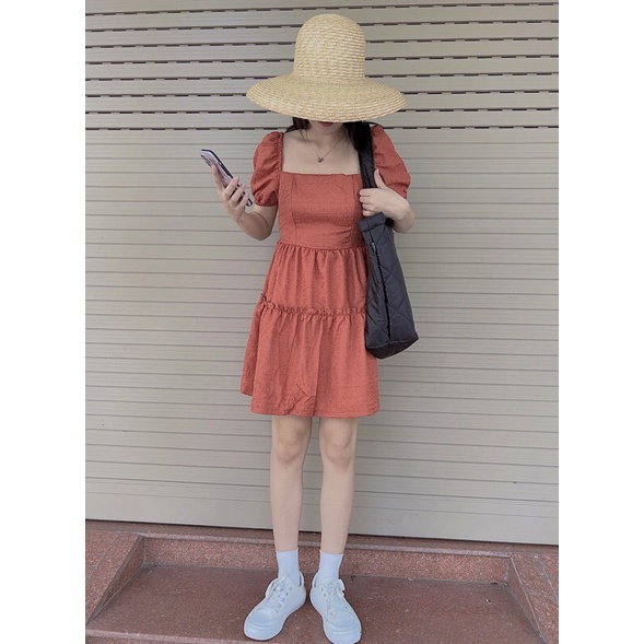 váy 2 tầng dây sau 452