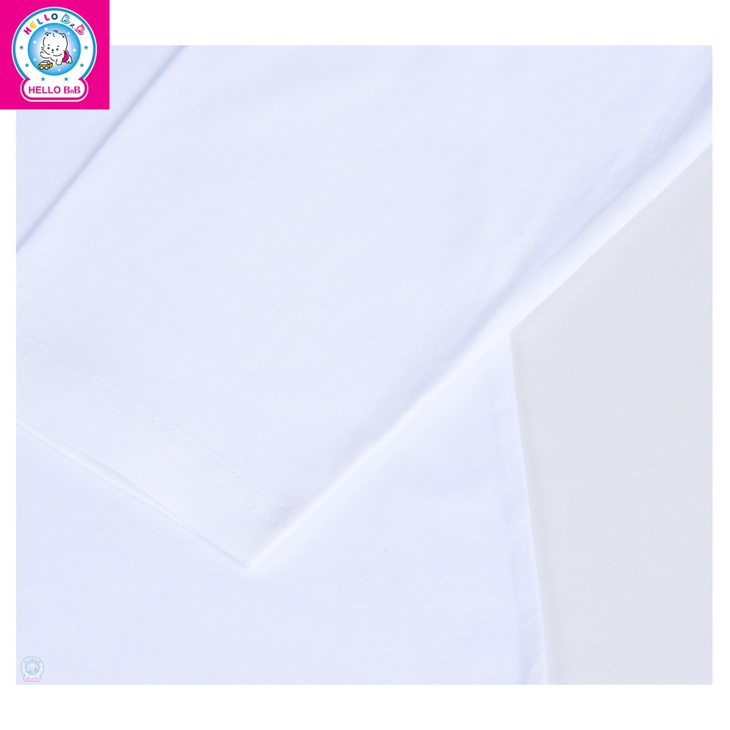 Áo Cổ Bo Dài Tay Trắng Bigsize AL1411 - HELLO BnB