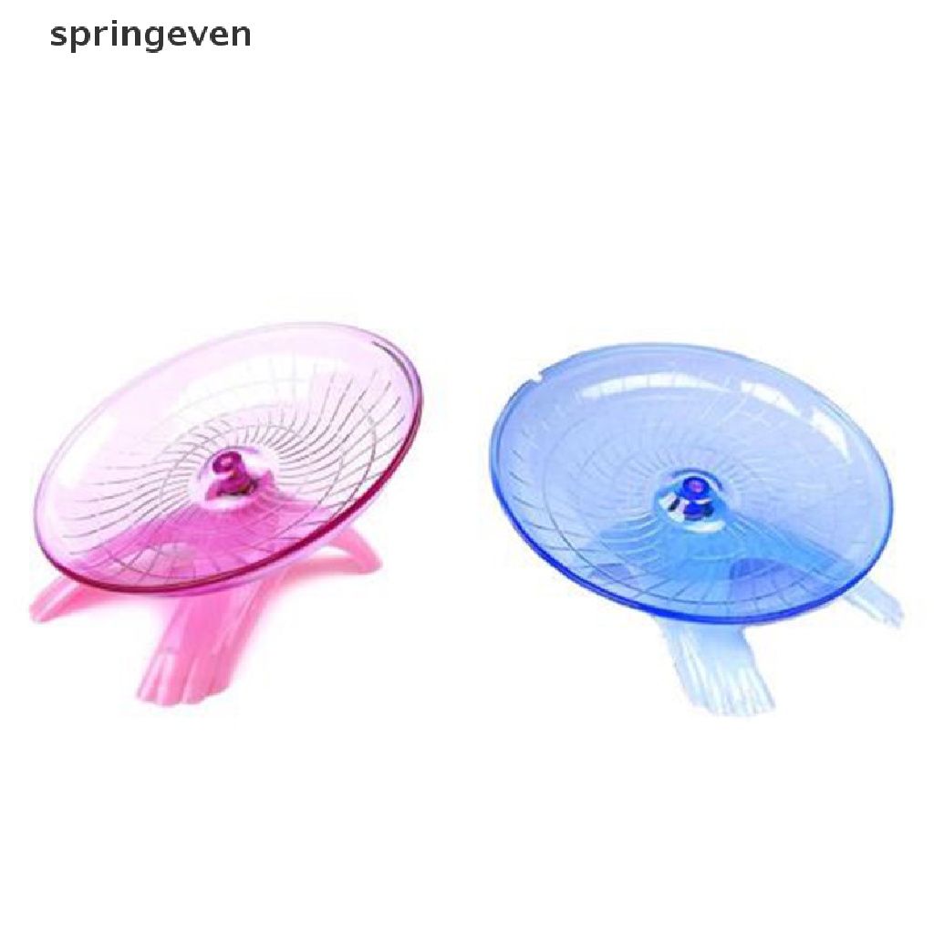 springeven Running Disc Flying Saucer Exercise Wheel Toy for Mice Dwarf Hamsters Pet 18cm RFT