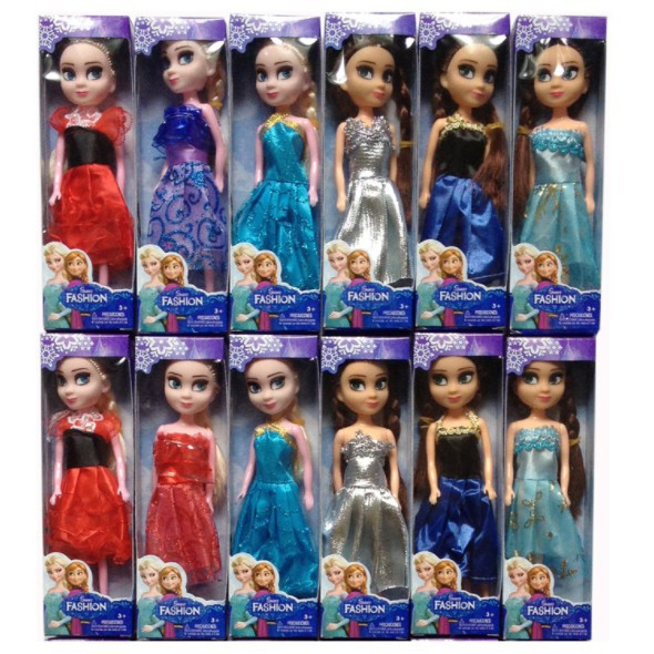 Set 5 / 10 / 15 Búp Bê Barbie Hình Công Chúa Hoạt Hình