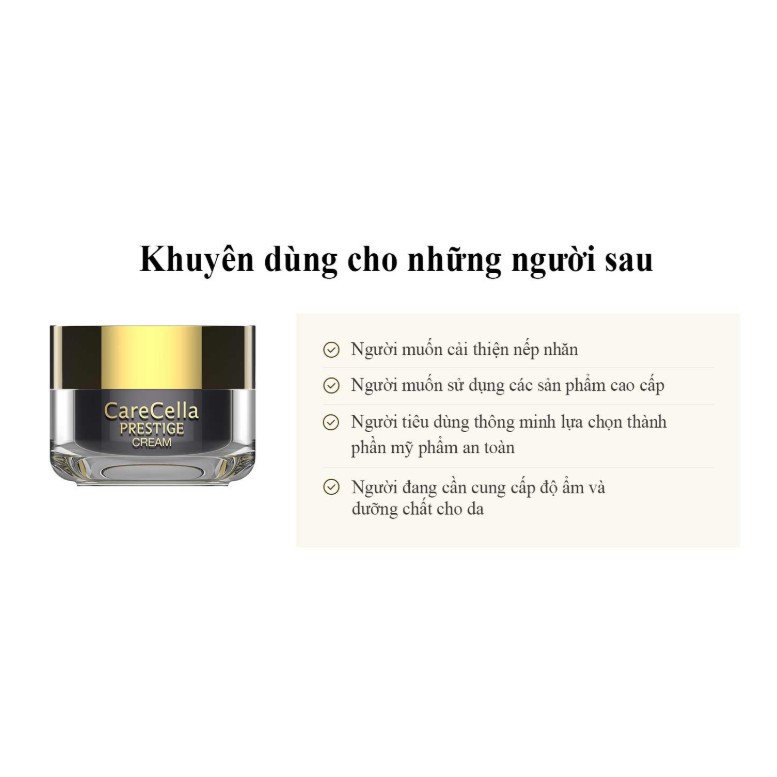 KEM DƯỠNG MẮT ĐẶC TRỊ THÂM CUỒNG , NHĂN VÀ BỌNG MẮT CARE CELLA PRESTIGE