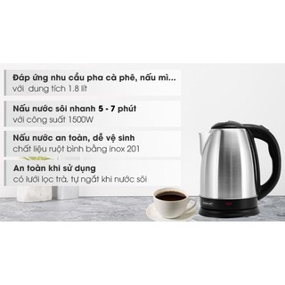 Bình siêu tốc Sunhouse 1.8 lít SHD1182