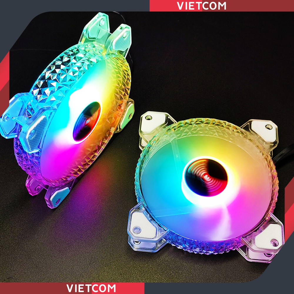 Fan Case Coolmoon D1 - Led RGB - Đồng Bộ Hub Coolmoon