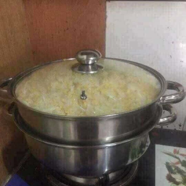 Nồi hấp 2 tầng