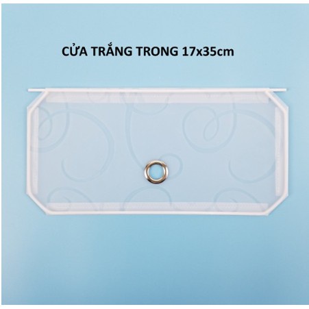 Bán lẻ cửa nhựa 17x35cm lắp ráp tủ quần áo, chuồng quây chó mèo, kệ để đồ ( tặng 2 chốt/ tấm)