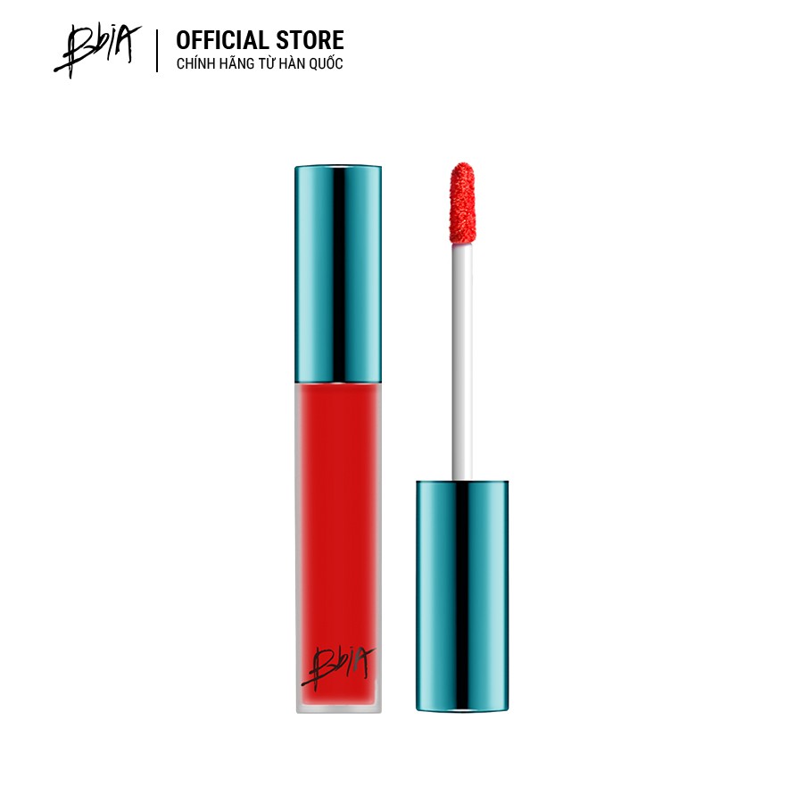 Son kem lì Bbia Last Velvet Lip Tint Version 1 - 02 Extra Bounce (Màu đỏ cam) 5g - Bbia Official Store