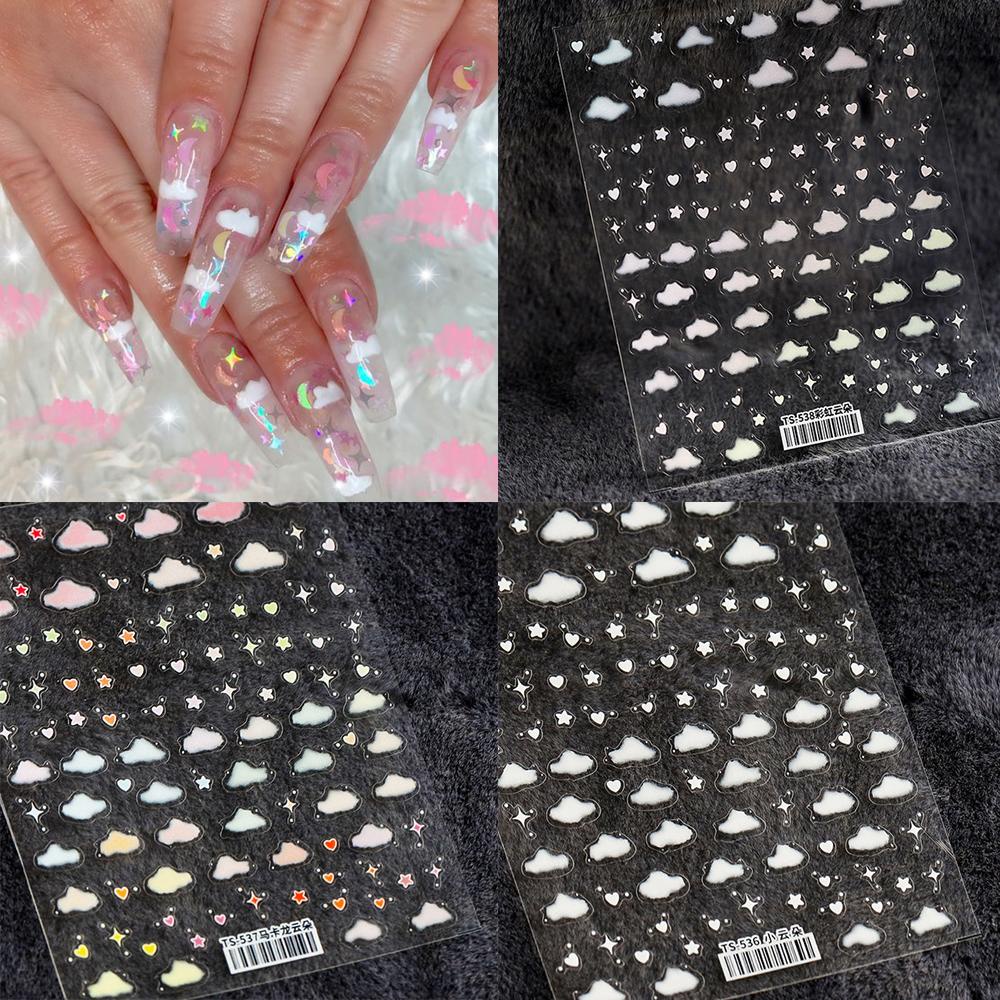 Miếng Dán Trang Trí Móng Tay Tự Dính 2021 DIY Cho Salon