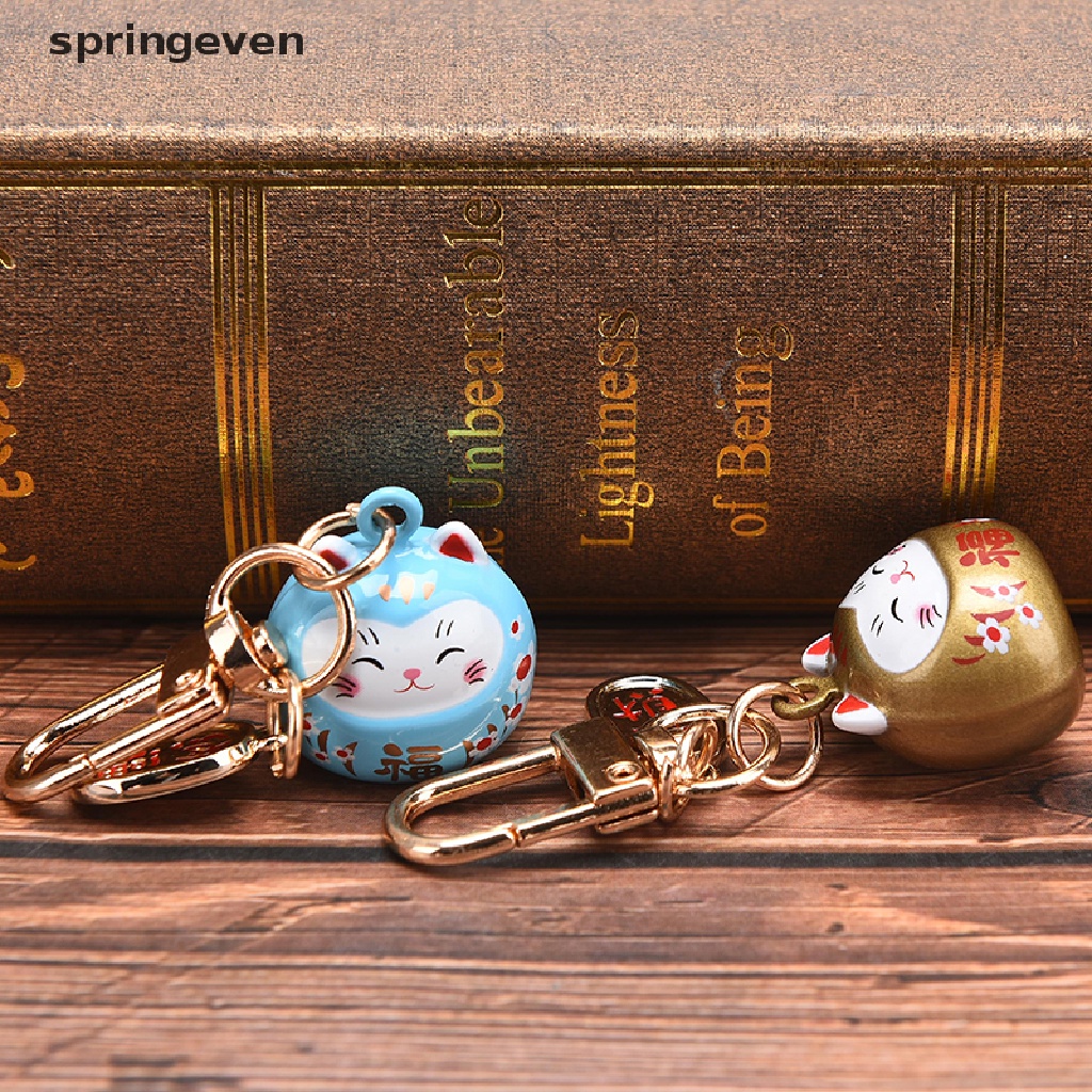 Móc Khóa Hình Mèo May Mắn Nhật Bản Dễ Thương