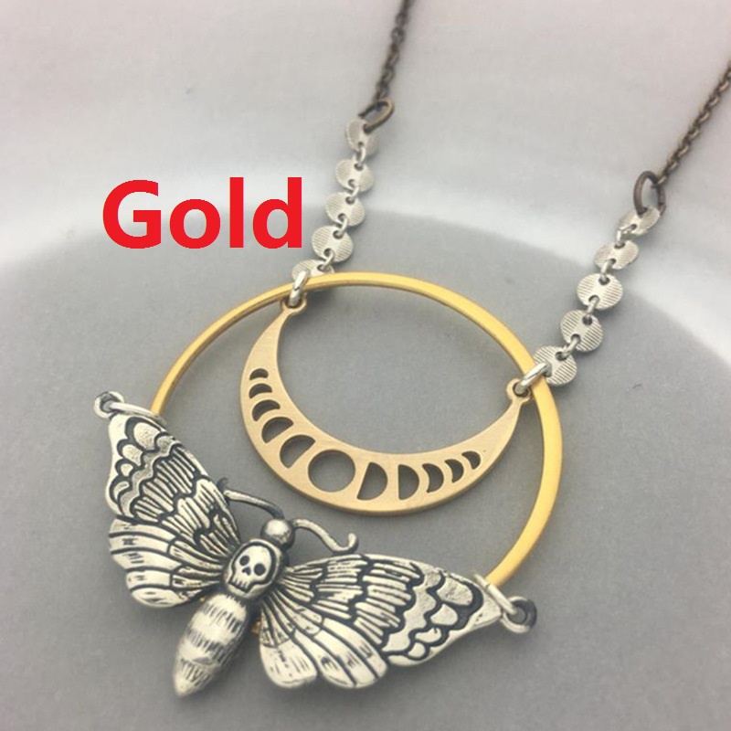 Vòng cổ Mạ Bạc 925 Mặt Hình Đầu Lâu Thời Trang Cho Nữ