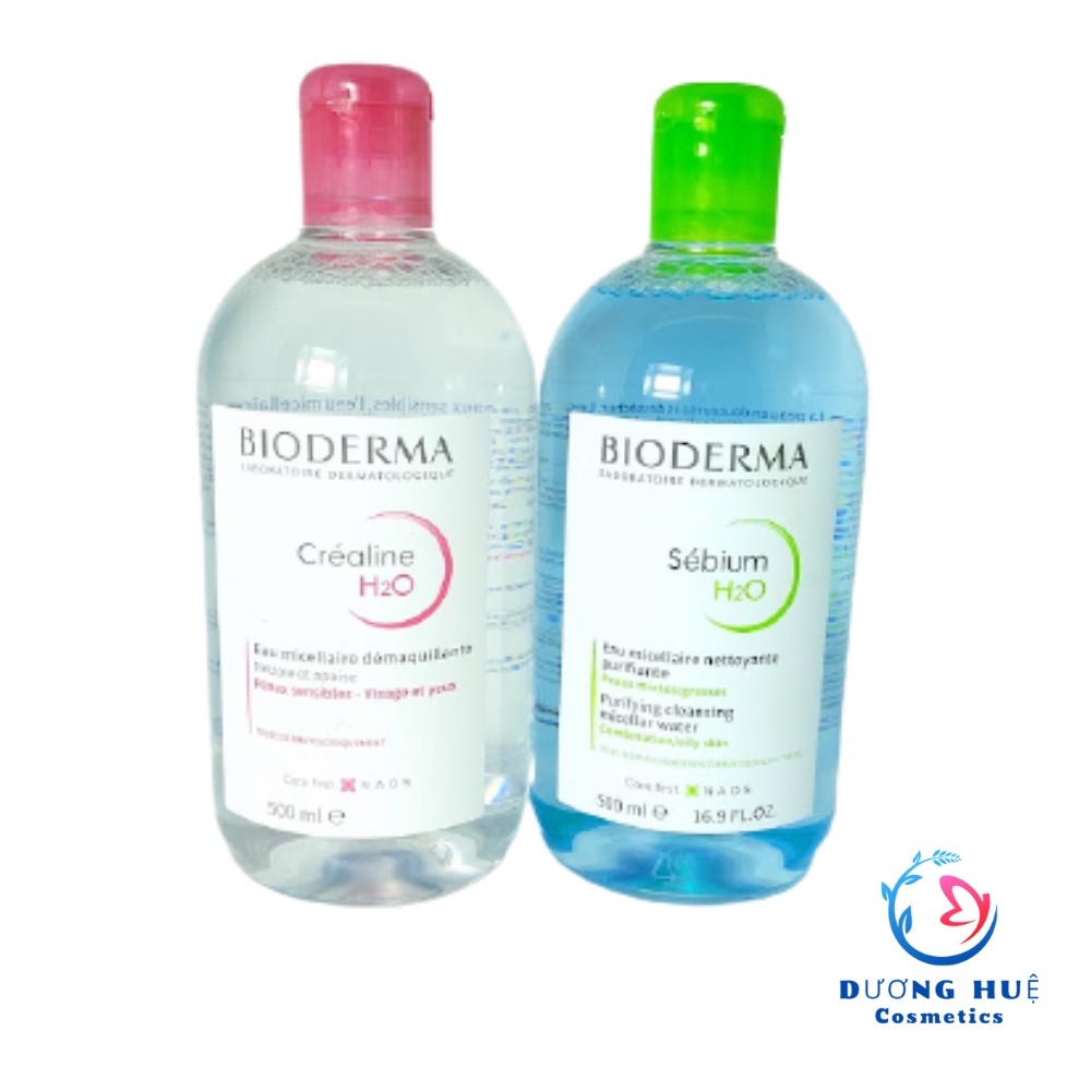 Nước Tẩy Trang Bioderma Créaline H2O 500ml Bản Mới Nhất (Chính Hãng)