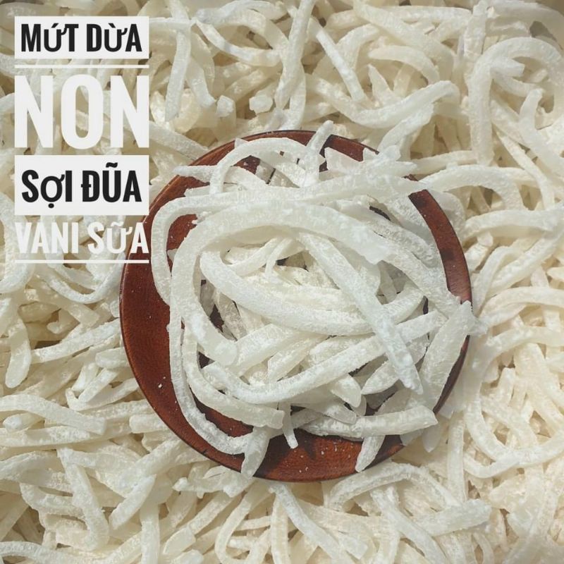 Mứt Dừa Non Sợi Đũa 1Kg ⚠️Lẻ = Sỉ ⚠️[FREE SHIP]TỪ ĐƠN 50K, [Loại Đặc Biệt] Hàng ngon nhà làm