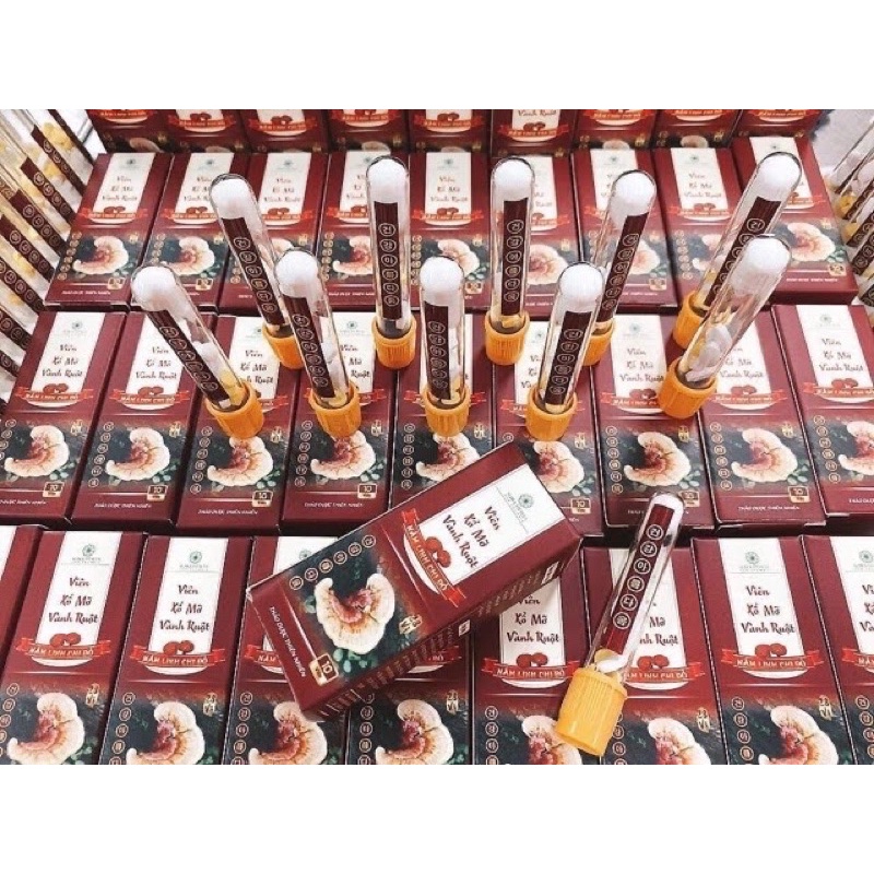 Viên sổ mỡ vành ruột Linh Chi Đỏ - Viên xổ mỡ vành ruột slim & fit chính hãng -Mia beauty