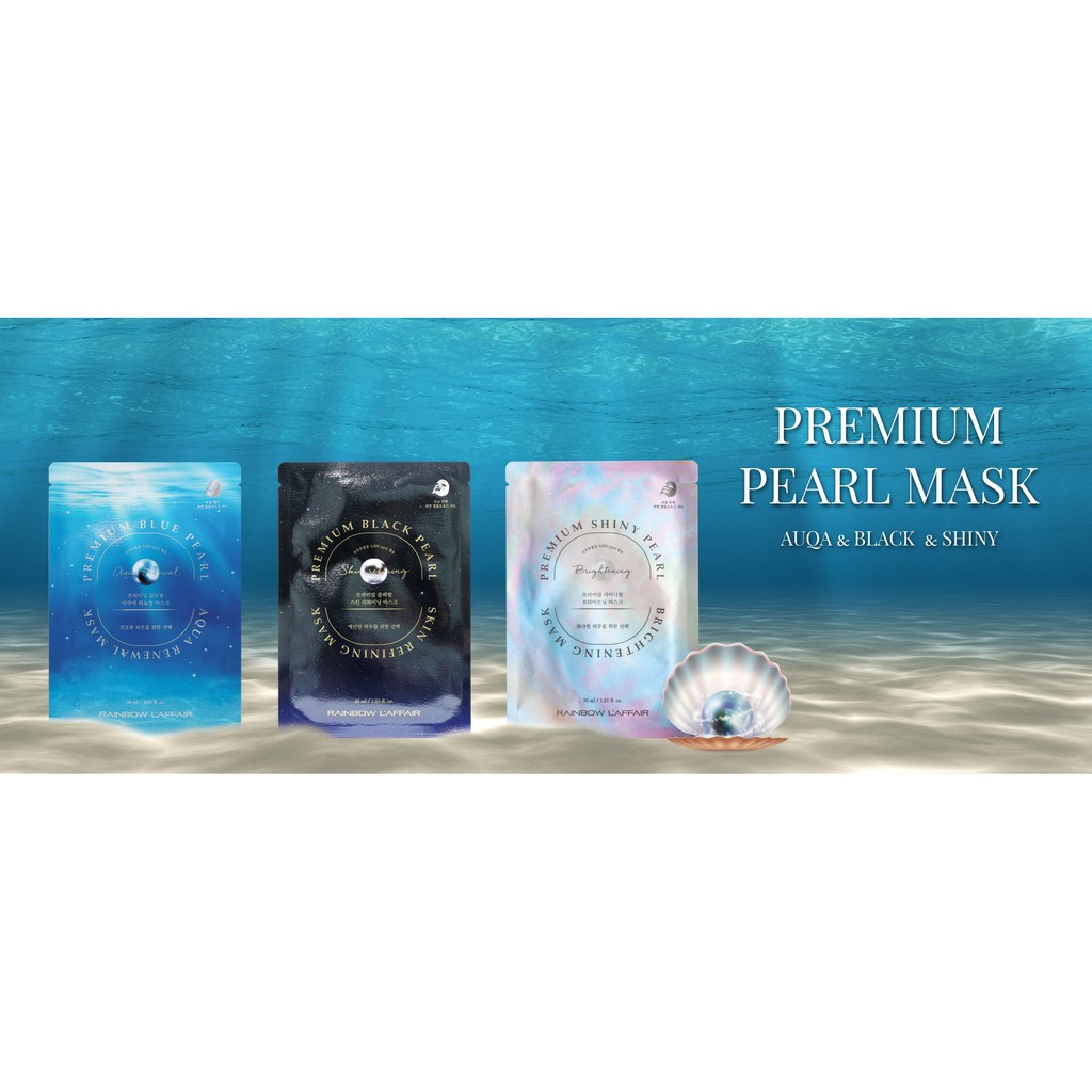 Mặt Nạ Dưỡng Da Rainbow L’Affair Premium Blue Pearl Aqua Renewal 30ml