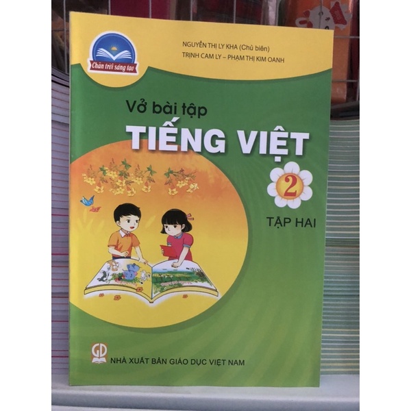Vở bài tập tiếng Việt lớp 2 tập 1 + 2 + bao kiếng + bút chì 2b