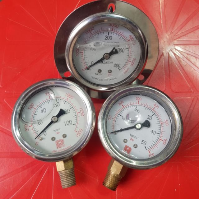 Đồng Hồ Đo Áp Suất Có Dầu
