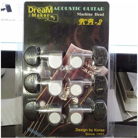 Bộ khoá đàn Guitar Acoustic Dream Maker KA-02 (khóa đúc)