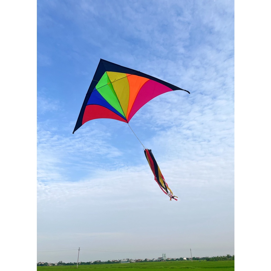 DIỀU DELTA MÀU CẦU VỒNG SIÊU LỚN 2,8m