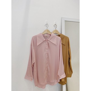 Sơmi Oversized Lụa Latin 2 màu