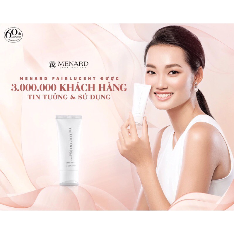 Kem ngày dưỡng da và chống nắng Menard Fairlucent Day Cream 40g