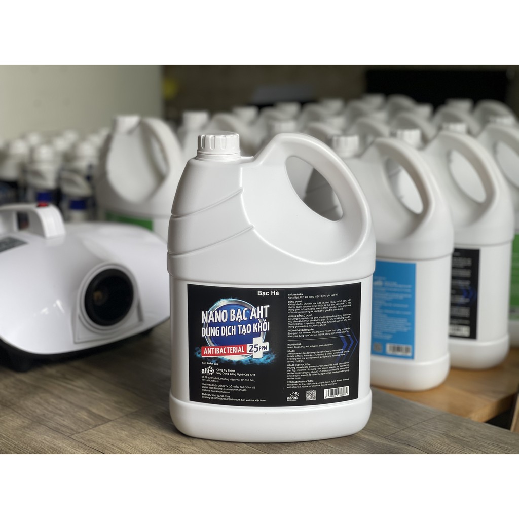 Nano Bạc Diệt Khuẩn, Khử Mùi, dùng cho máy phun sương  5 Lít